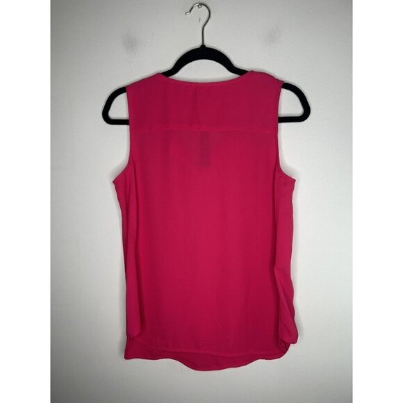 Violet + Claire Blouse Sleeveless Tank Pink V Neck Size Small NWT - Picture 6 of 11